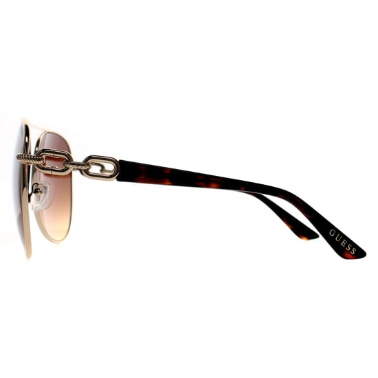 Guess Aviator Womens Glänzend Blassgold Braun Farbverlauf GU00158 - Image 3