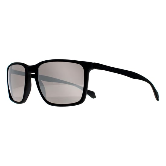 Hugo Boss Rectangle Mens Black Grey Mirror BOSS 1114/S - Image 2