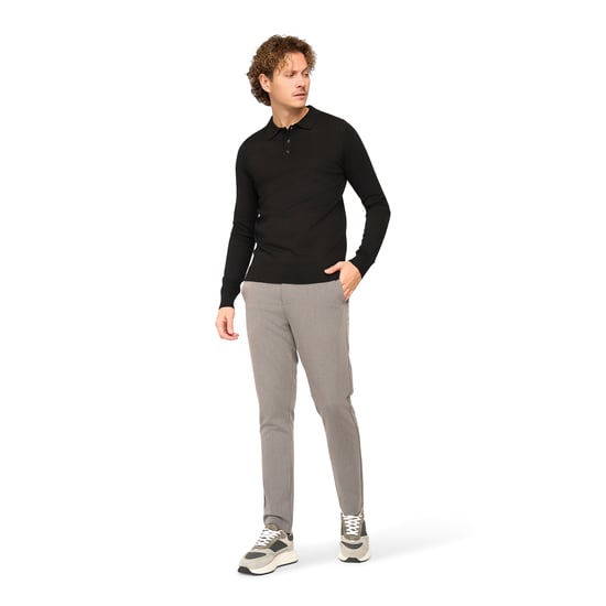 Lösung Trui Ralf Polo Strick Schwarz - Image 3