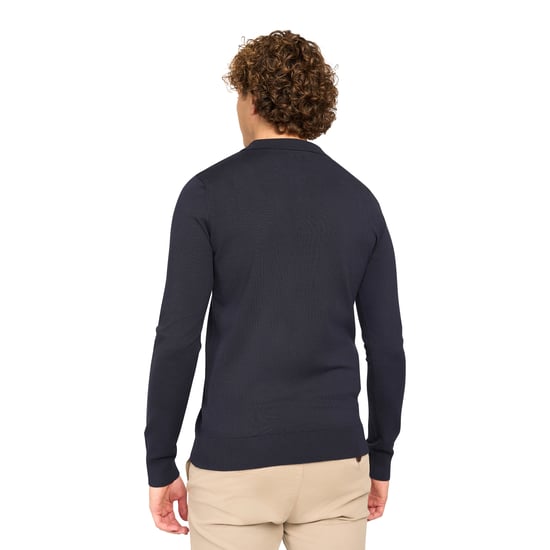 Solution Trui Ralf Polo Strick Blau - Image 2