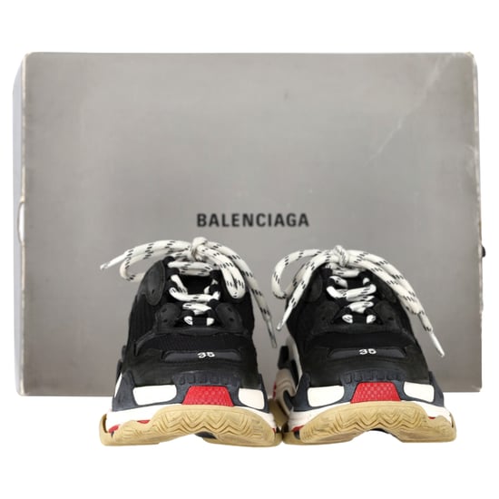 Balenciaga Triple S Sneakers aus schwarzem Polyester - Image 3