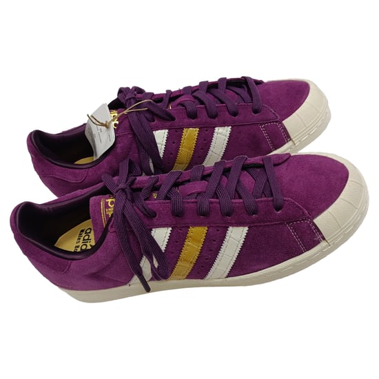 Adidas x Wales Bonner Jabbar Low-Top Sneakers in Lila Wildleder - Image 6