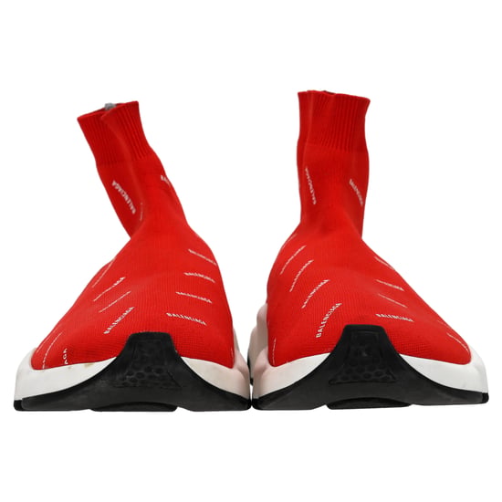 Balenciaga Speed Sneakers aus rotem Polyester - Image 4