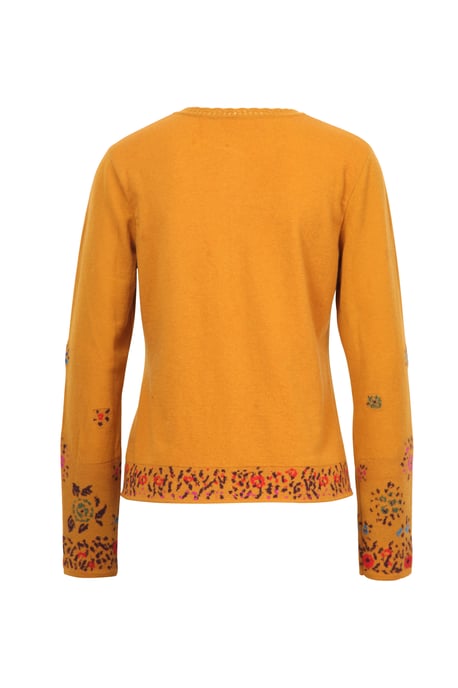 Cardigan Intarsien Floral Muster - Image 2