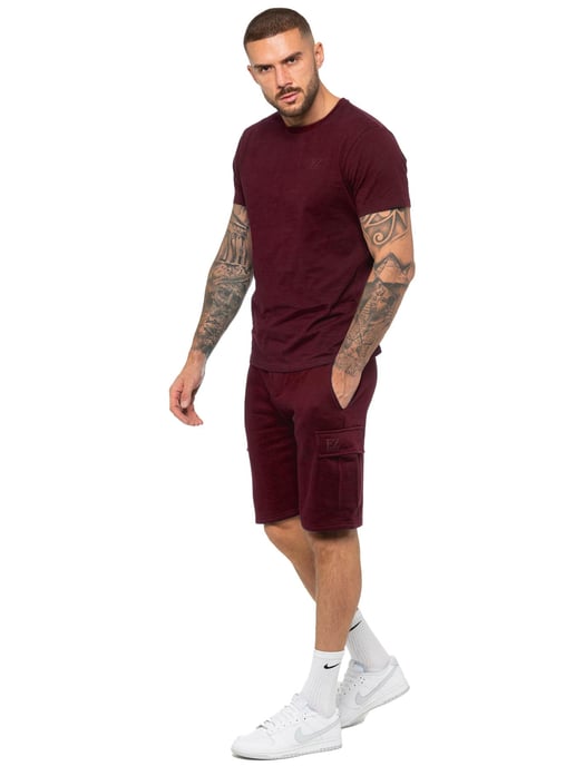 Enzo | Herren T-Shirt-Trainingsanzug mit Shorts-Set - Image 3