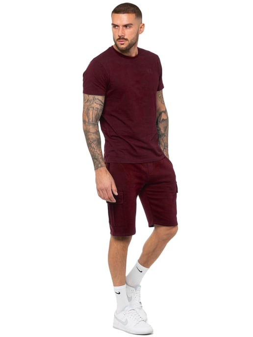 Enzo | Herren T-Shirt-Trainingsanzug mit Shorts-Set - Image 4