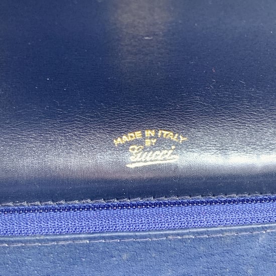 Gucci Vintage-Schultertasche aus Stoff - Image 5