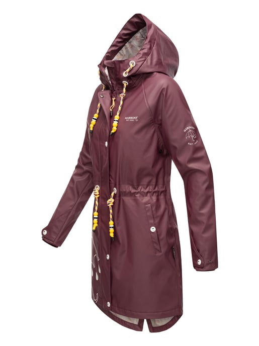 Marikoo Damen Regenjacke – Dancing Umbrella, wasserdicht mit Kapuze - Image 3