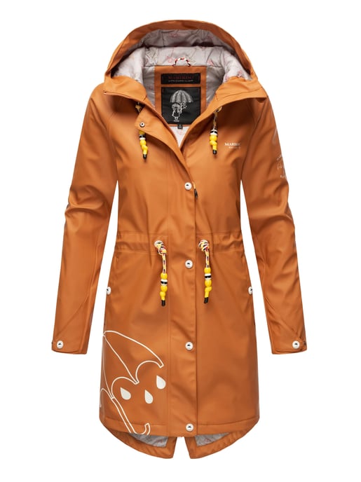 Marikoo Damen Regenjacke – Dancing Umbrella, wasserdicht mit Kapuze - Image 2