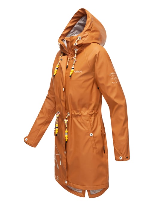 Marikoo Damen Regenjacke – Dancing Umbrella, wasserdicht mit Kapuze - Image 3