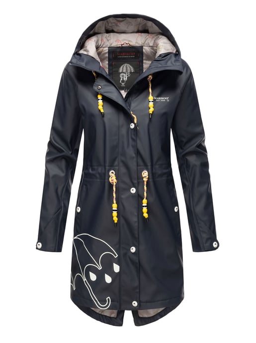 Marikoo Damen Regenjacke – Dancing Umbrella, wasserdicht mit Kapuze - Image 2