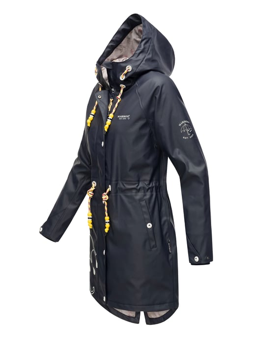 Marikoo Damen Regenjacke – Dancing Umbrella, wasserdicht mit Kapuze - Image 3