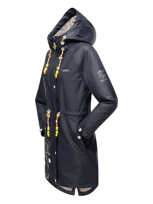 Marikoo Damen Regenjacke – Dancing Umbrella, wasserdicht mit Kapuze - Image 4