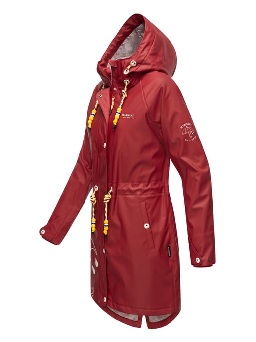 Marikoo Damen Regenjacke – Dancing Umbrella, wasserdicht mit Kapuze - Image 3