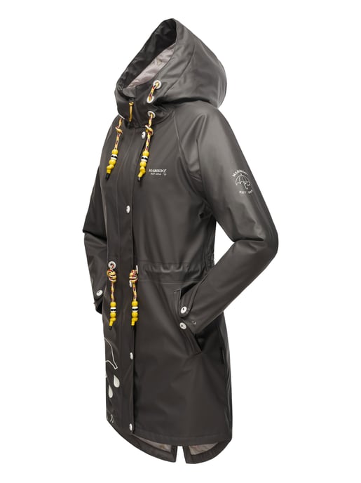 Marikoo Damen Regenjacke – Dancing Umbrella, wasserdicht mit Kapuze - Image 4