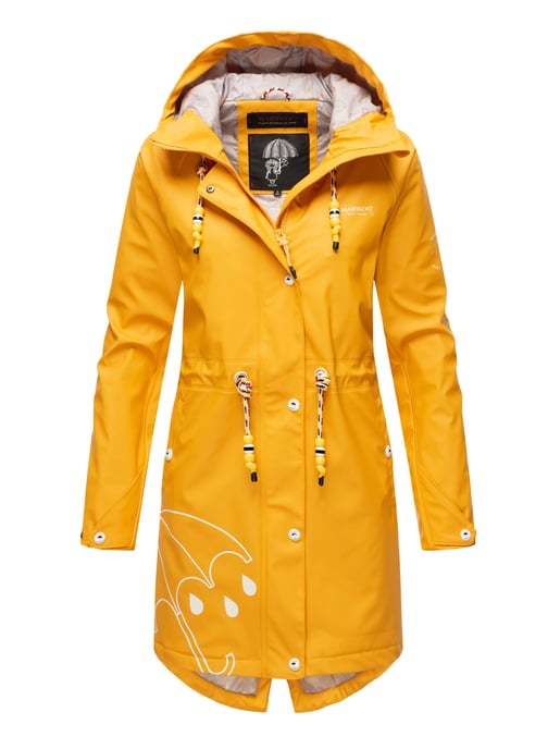Marikoo Damen Regenjacke – Dancing Umbrella, wasserdicht mit Kapuze - Image 2