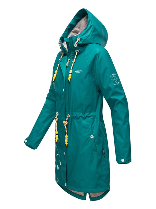 Marikoo Damen Regenjacke – Dancing Umbrella, wasserdicht mit Kapuze - Image 3
