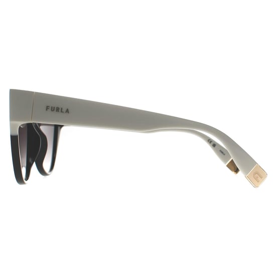 Furla Cat Eye Womens Shiny Schwarz Grau Gradient SFU694 - Image 3