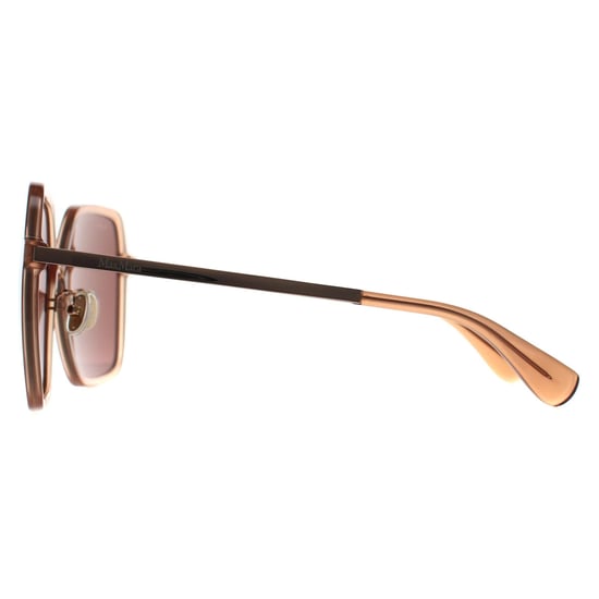 Max Mara Square Womens Glänzend Rosa Braun MM0059-D - Image 3