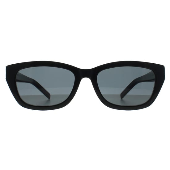 Saint Laurent Cat Eye Damen Glänzend Schwarz Grau SL M153 - Image 1