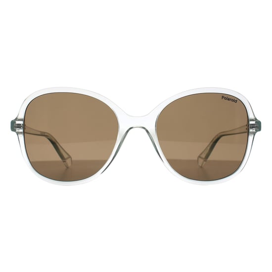 Polaroid Butterfly Damen Transparent Grau Braun Polarisiert PLD 4136/S - Image 1