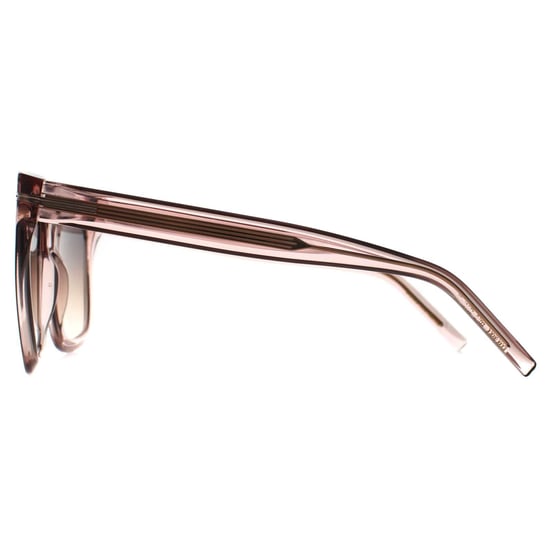 Hugo Boss Square Womens Transparent Rose Grau Braun Gradient BOSS 1656/S - Image 3