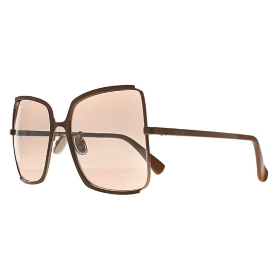 Max Mara Square Womens Shiny Light Bronze Roviex Braun Gradient MM0070-H - Image 2