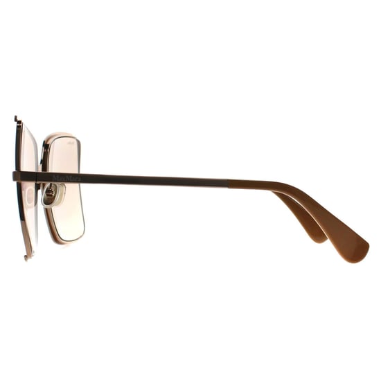Max Mara Square Womens Shiny Light Bronze Roviex Braun Gradient MM0070-H - Image 3
