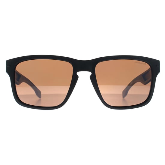 Hugo Boss Square Herren Matt Schwarz Braun Polarisiert BOSS 1497/S - Image 1