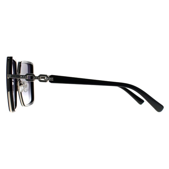 Guess Square Womens Glänzend Schwarz Grau Gradient GO00041 - Image 3