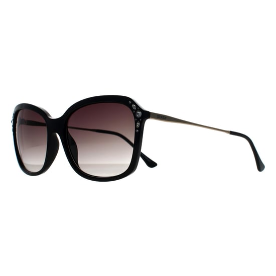 Seksy Butterfly Womens Schwarz Gold Rauch Grau Gradient N2901 - Image 2