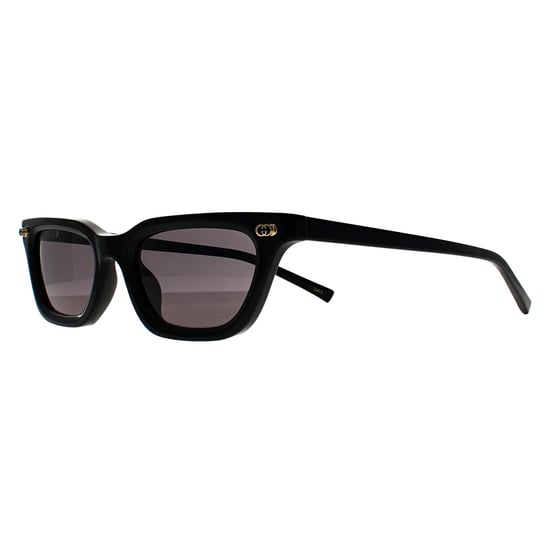 Gucci Cat Eye Womens glänzend schwarz grau mit Licht Spiegel GG1944S - Image 2