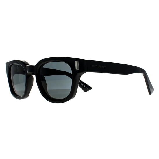Saint Laurent Quadratisch Unisex Schwarz Grau SL 838 - Image 2