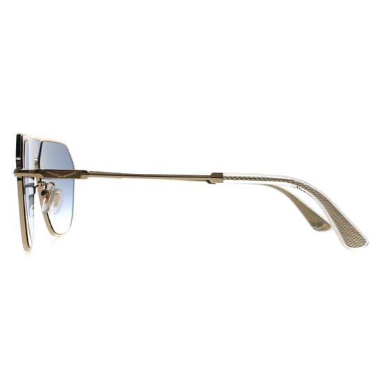 Polizei Aviator Herren glänzend rosa Gold blau Gradient SPLL89 Horizont 8 - Image 3