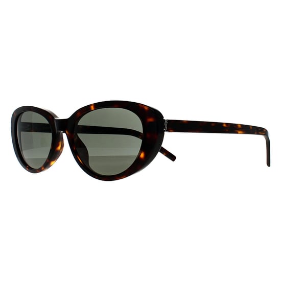 Saint Laurent Cat Eye Damen dunkel gefleckt Havanna grau SL M154 - Image 2