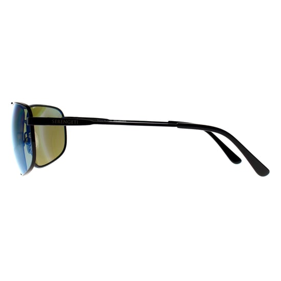 Serengeti Rectangle Mens Shiny Black Saturn Polarized 555nm Blue Dante 2.0 - Image 3