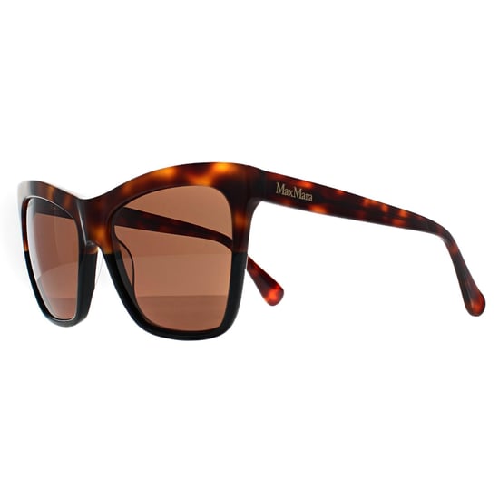 Max Mara Cat Eye Damen Havanna Braun MM0008 Logo2 - Image 2