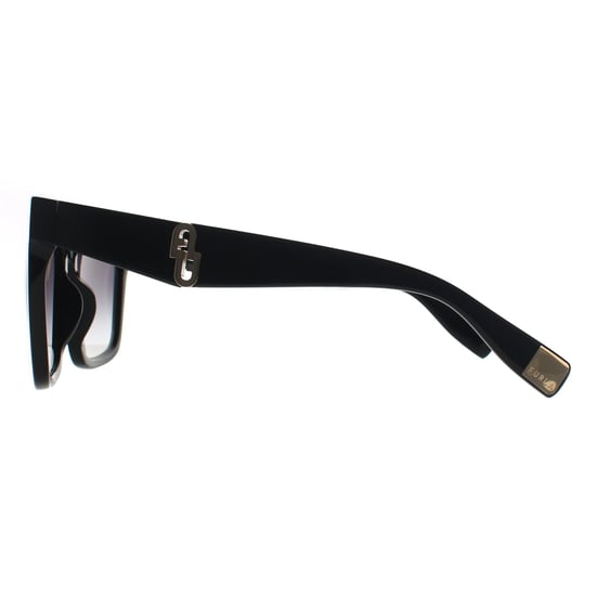 Furla Square Womens Schwarz Grau Gradient SFU594 - Image 3