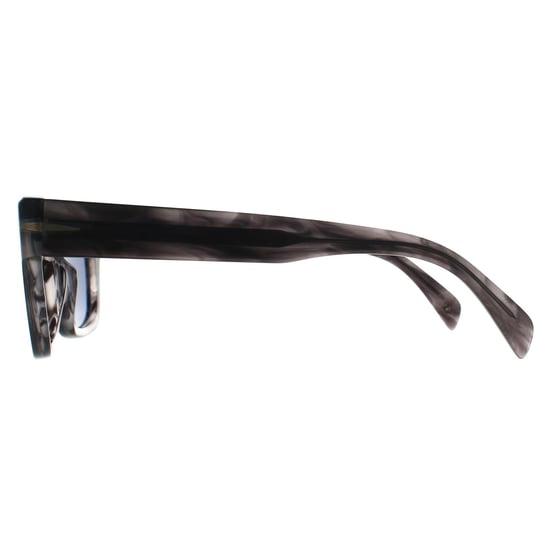 David Beckham Square Herren Dunkelgrau Horn Space Blau DB 7099/S - Image 3