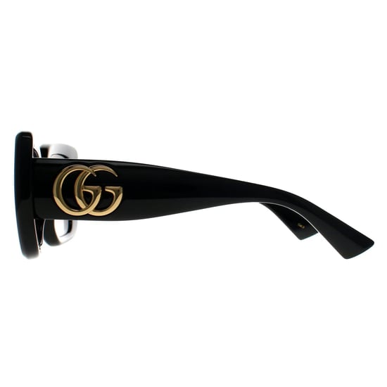 Gucci Square Womens Glänzend Schwarz Grau Farbverlauf GG1975S - Image 3