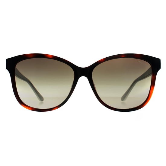 Guess Square Womens Dunkel Havanna Grün Gradient GU7920 - Image 1