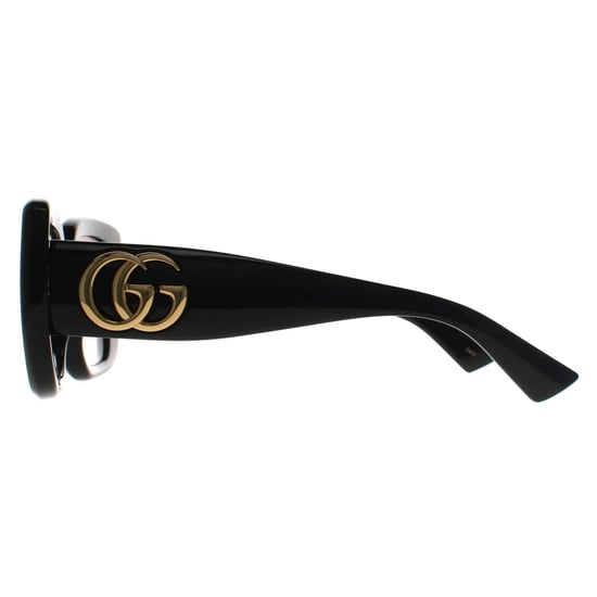 Gucci Square Womens Glänzend Schwarz Rot Farbverlauf GG1975S - Image 3