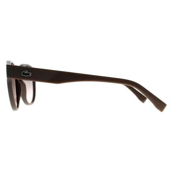 Lacoste Round Womens Transparent Hellgrau Taupe Nude Gradient L6000S - Image 3