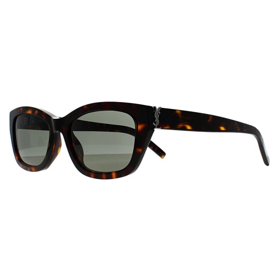 Saint Laurent Cat Eye Damen dunkel gefleckt Havanna grau SL M153 - Image 2