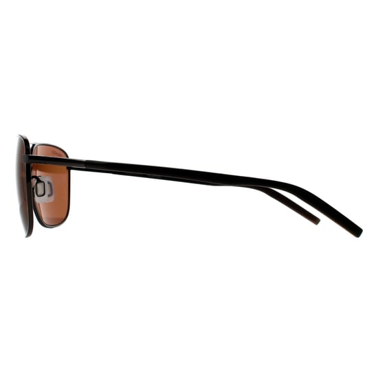 Serengeti Aviator Herren Glänzend Gunmetal Mineral Polarisiert Fahrer Braun Spello - Image 3