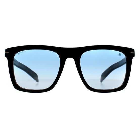 David Beckham Square Mens Schwarz Grau Spiegel DB 7000/S - Image 1