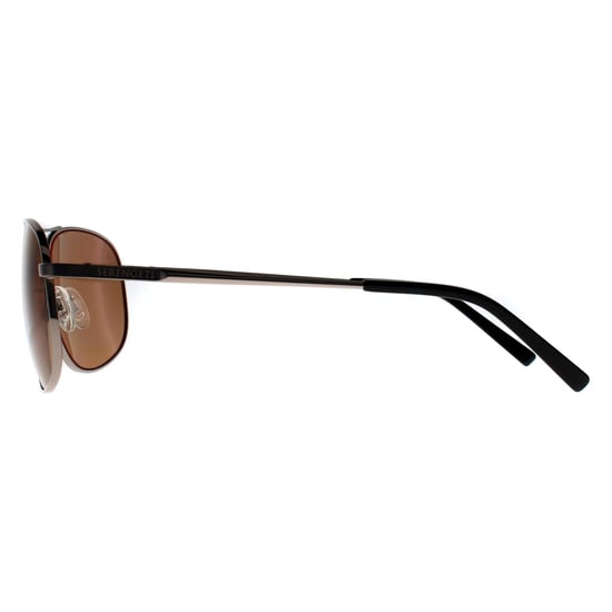 Serengeti Aviator Mens Shiny Gunmetal Saturn Polarized Drivers Sassari 2.0 - Image 3