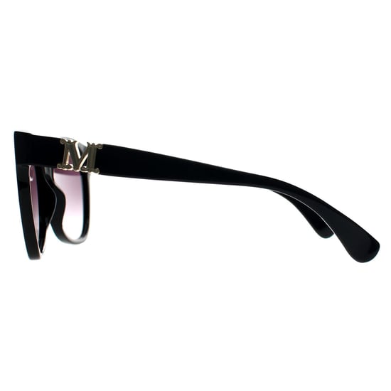 Max Mara Butterfly Womens Shiny Schwarz Rauch Grau Gradient MM0014 Emme3 - Image 3