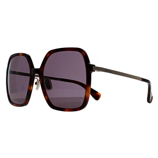 Max Mara Square Womens Dark Havana Rauch Grau MM0059-D - Image 2