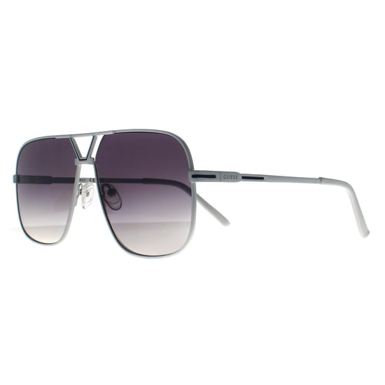 Guess Aviator Unisex Weiß Rauch Grau Gradient GO00066 - Image 2